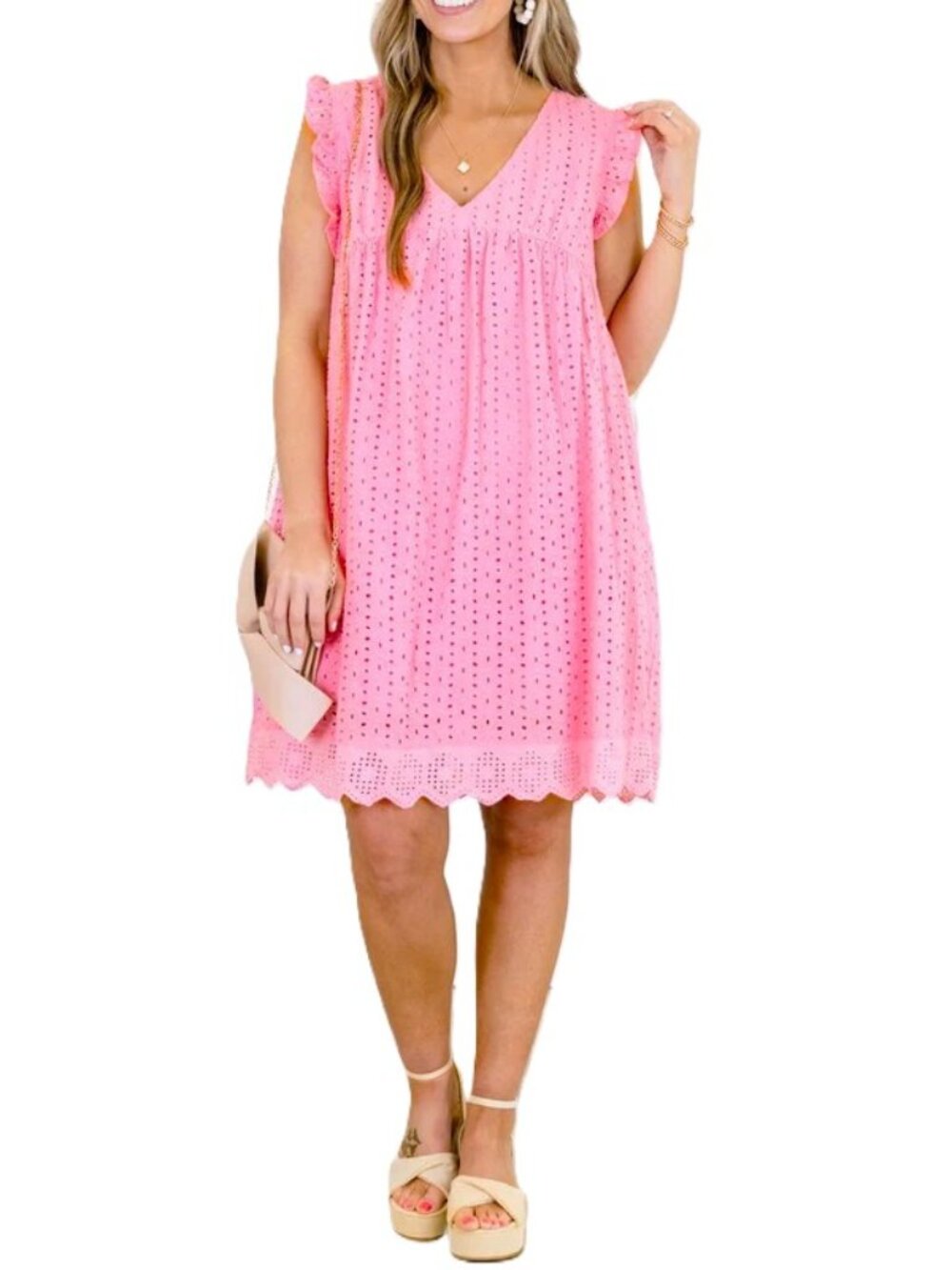 CHIC SOUL Come Rain Or Shine Mini Dress. Plus Size 2X